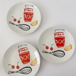 Kate Spade Lenox All in Good Taste Pretty Pantry Accent Plates New